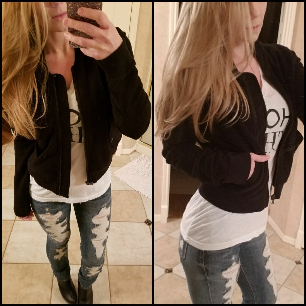 SOLD* Black James Perse Jacket